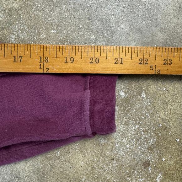 Vintage American Eagle Mock Neck Long Sleeve Shirt Men’s L Maroon 100% Cotton - Picture 7 of 7